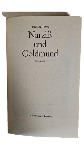 Hermann hesse narcisse - hesse,