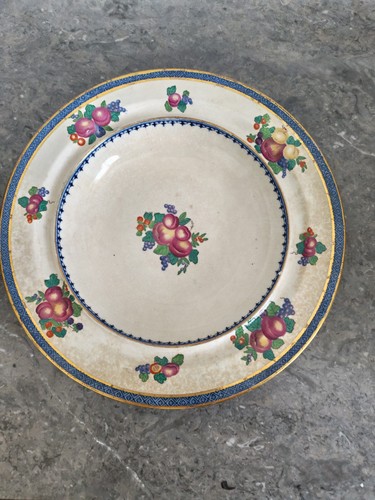 Assiette ancienne creuse - assiette,