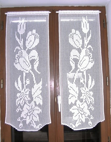 Rideaux crochet brise - rideaux, au