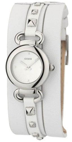 Guess white genuine leather - white,