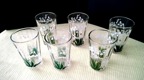 Verres gobelets anciens - 6,