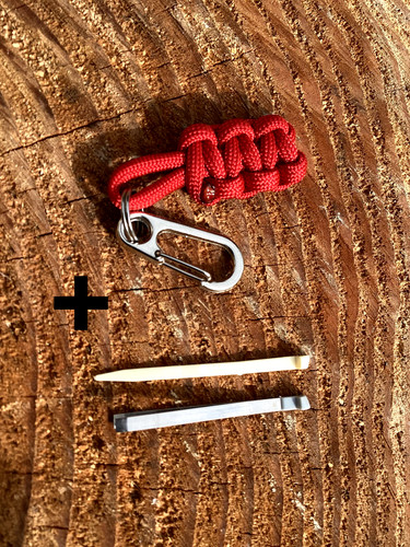 Porte clef mousqueton - =,