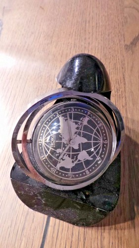 Horloge bureau globe terre - de,