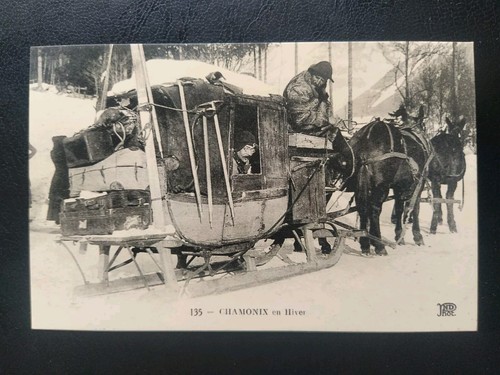 Carte postale calèche - carte,