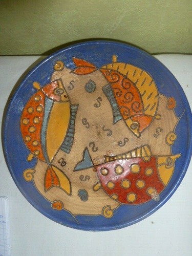 Grande assiette décorative - grande,