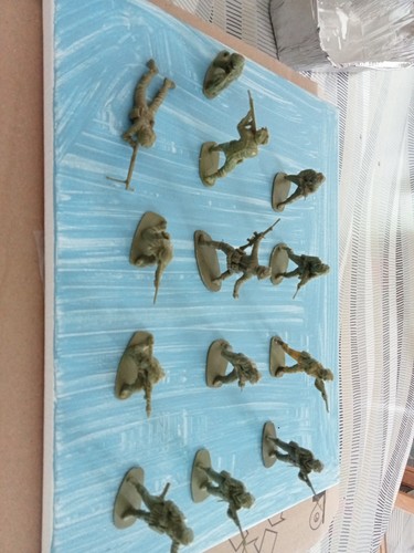 Petits soldats plastique - soldats, 1/32
