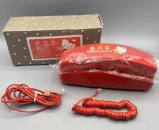 RARE 1995 HELLO KITTY Corded Red Landline Telephone - Tested Working