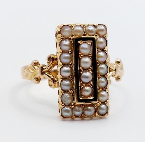Bague marquise victorienne - , or