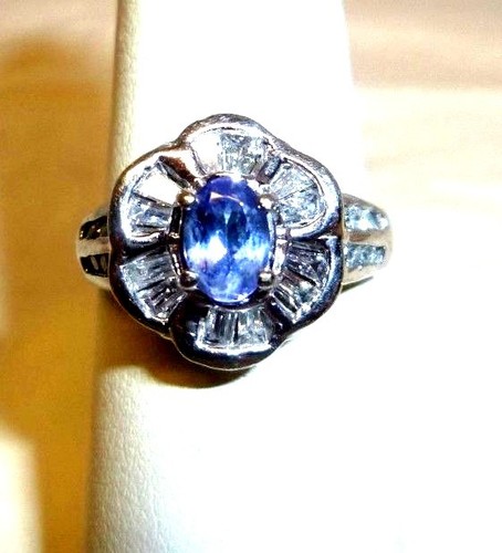 Vintage 14k white gold - gold, 1/2