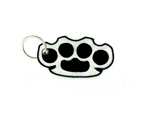Keychain embroidered patch