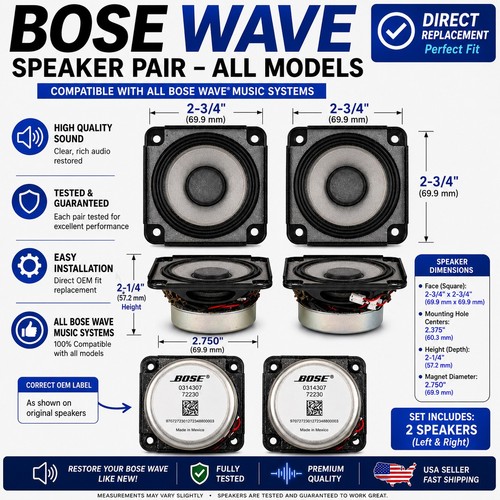 Set bose wave speakers - wave,