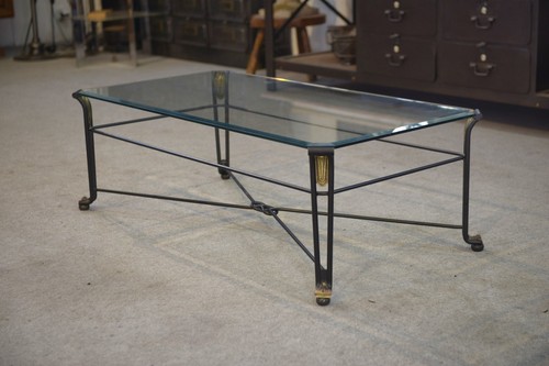 Table basse verre - table, en
