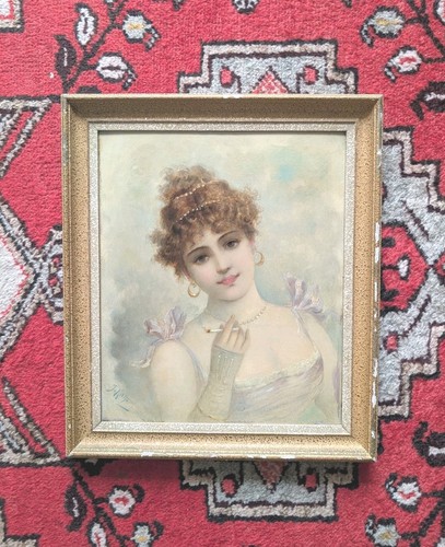 Tableau ancien julius kahrer - julius,
