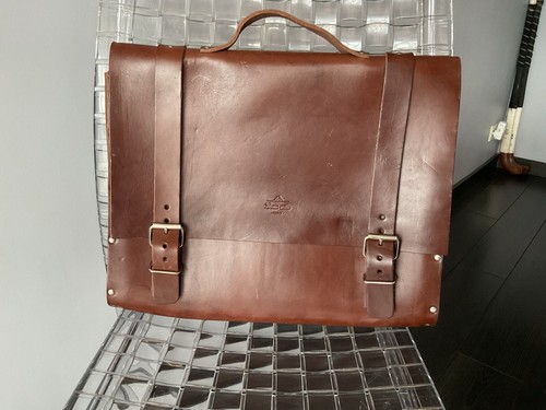 Cartable sacoche cuir beau - cartable,