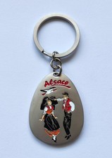 Porte clés ALSACE Métal