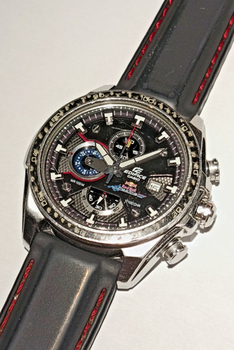Casio edifice red - edifice, bull
