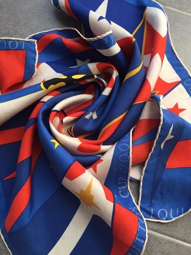 Foulard soie louis vuitton cup - foulard,