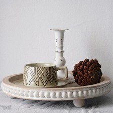 Plateau à perles en bois