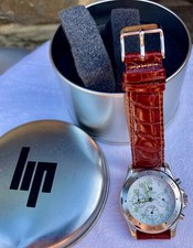 MONTRE BRACELET LIP CHRONOGRAPHE  - HABILLÉ - ACIER  -   - FONCTIONNE - N°2Bis