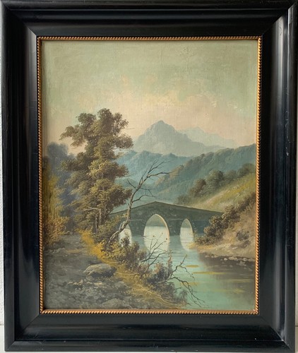 Tableau huile paysage - huile,