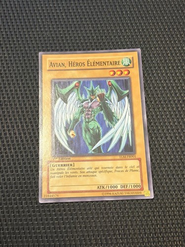 Carte avian héros - yu-gi-oh,