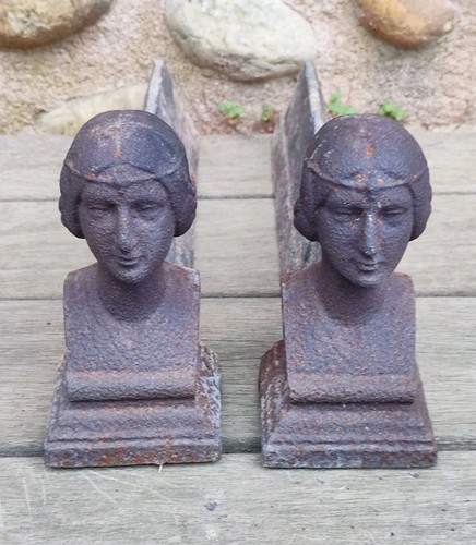 Ancienne paire chenets - ancienne,