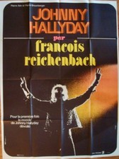 JOHNNY HALLYDAY (J'ai tout donne) French Grande movie poster 47x63 NM 1972