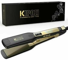 Lisseur Cheveux Professionnel Fer à Lisser anti frisottis Titane Céramique large