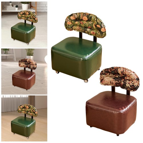 Tabouret roulant carré petit