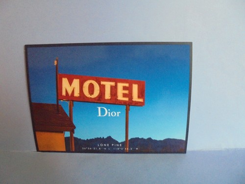 Dior carte publicitaire - carte,
