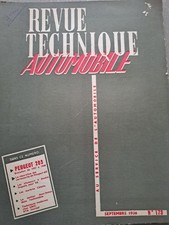 PEUGEOT 203 EVOLUTION 1957 à 1960 REVUE TECHNIQUE AUTOMOBILE 173 1960 CELETTE