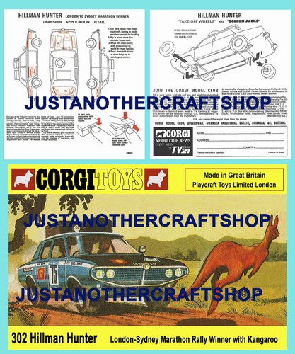 Corgi 302 hillman - hillman, rally
