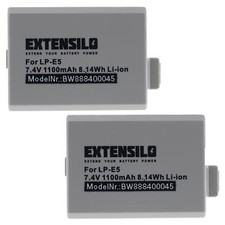 2 Batteries pour Canon EOS