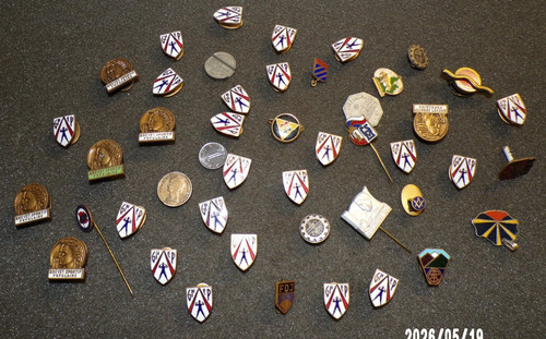 Lot insignes boutonnieres et - lot,