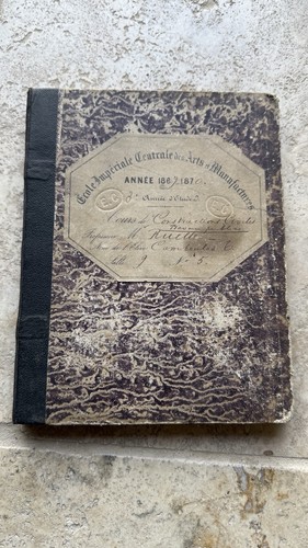Ancien cahier eleve ecole - ancien,