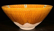 7" ancien chinois Tang Sancai porcelaine dynastie couteau sautant bol motif