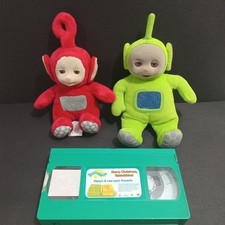 Teletubbies Plush Toys Set with Teletubbies Christmas Tape