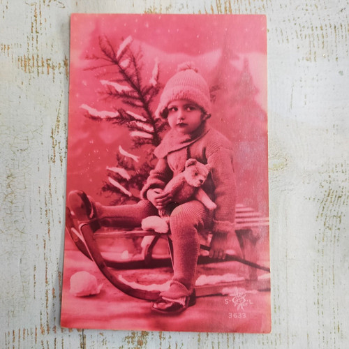 Carte postale ancienne noël - postale,