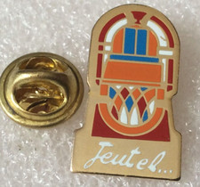 pin's lapel pins vintage JEUTEL (flipper-billard-arcade) (+ en vente)