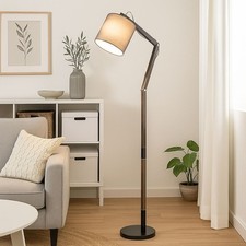 Lampe Sur Pied En Bois