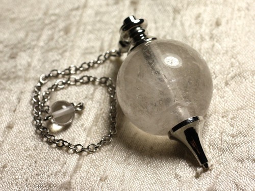 Pendule métal argenté - pendule,