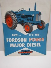 Vintage Ford Fordson Power Major Diesel Tractor Brochure 1958