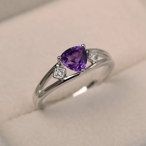 Bague améthyste de - bague,