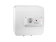 Chauffe eau 15 litres sur evier altech résistance blindé électrique fixation mur