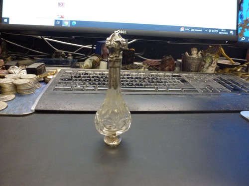 Flacon sel xixème cristal - sel, xixème,cristal