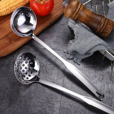 Louche à soupe en acier