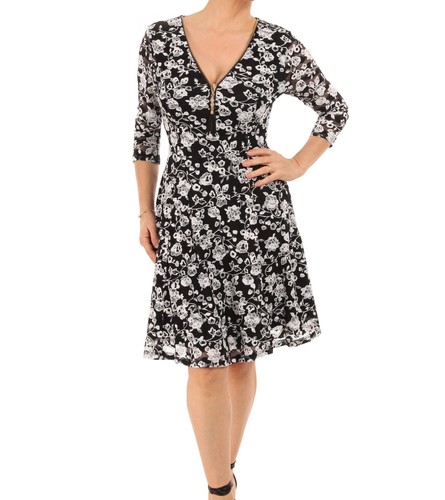 Nouvelle robe patineuse zip - À,