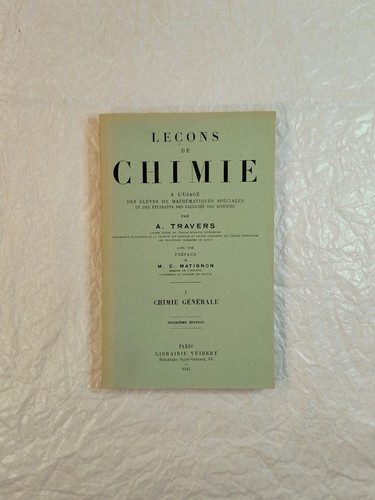 Leçons chimie tome 1 - de,