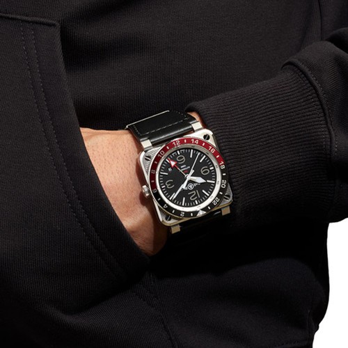 Bell ross gmt noir - gmt,