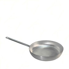 Poêle Wok Aluminium pour Gaz, Électrique Diamètre 22-40cm Fabriqué en Italie